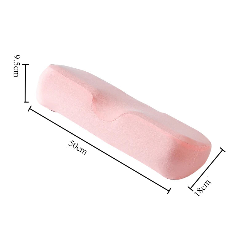Oreiller ergonomique traversin rectangle en mousse à mémoire de forme