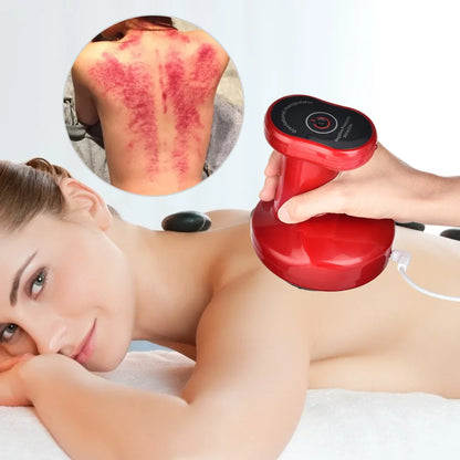 Appareil de massage à ventouse rouge