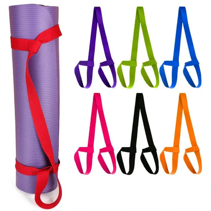 Sangle colorée de transport pour tapis de sport