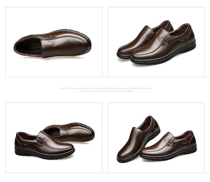 Chaussures orthopédiques en cuir pour homme