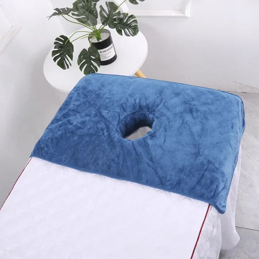 Serviette de visage pour table de massage