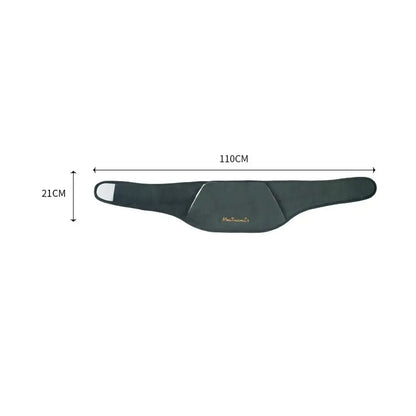 Bouillotte ceinture verte en flanelle