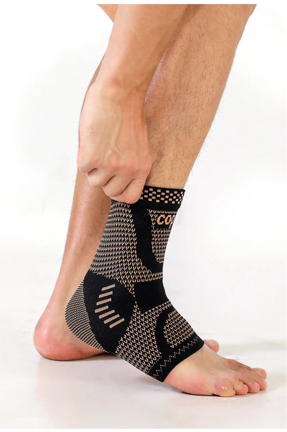 Chaussette orthèse de compression courte à bout ouvert