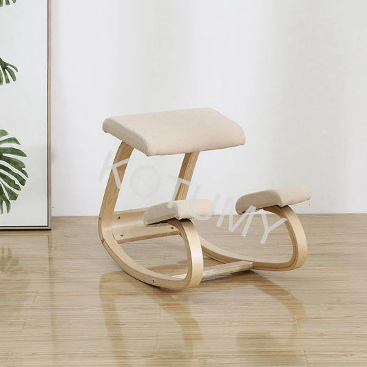 Tabouret ergonomique bureau bois – assise correcte et confort prolongé