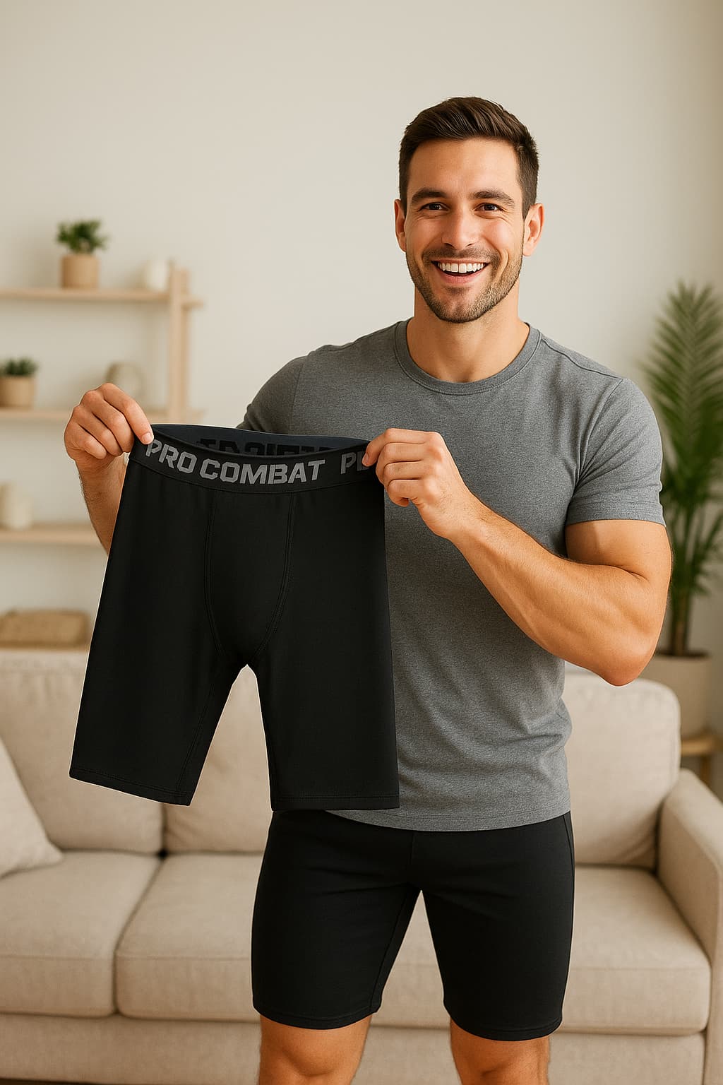 Short de compression pour le running et les sports de combat