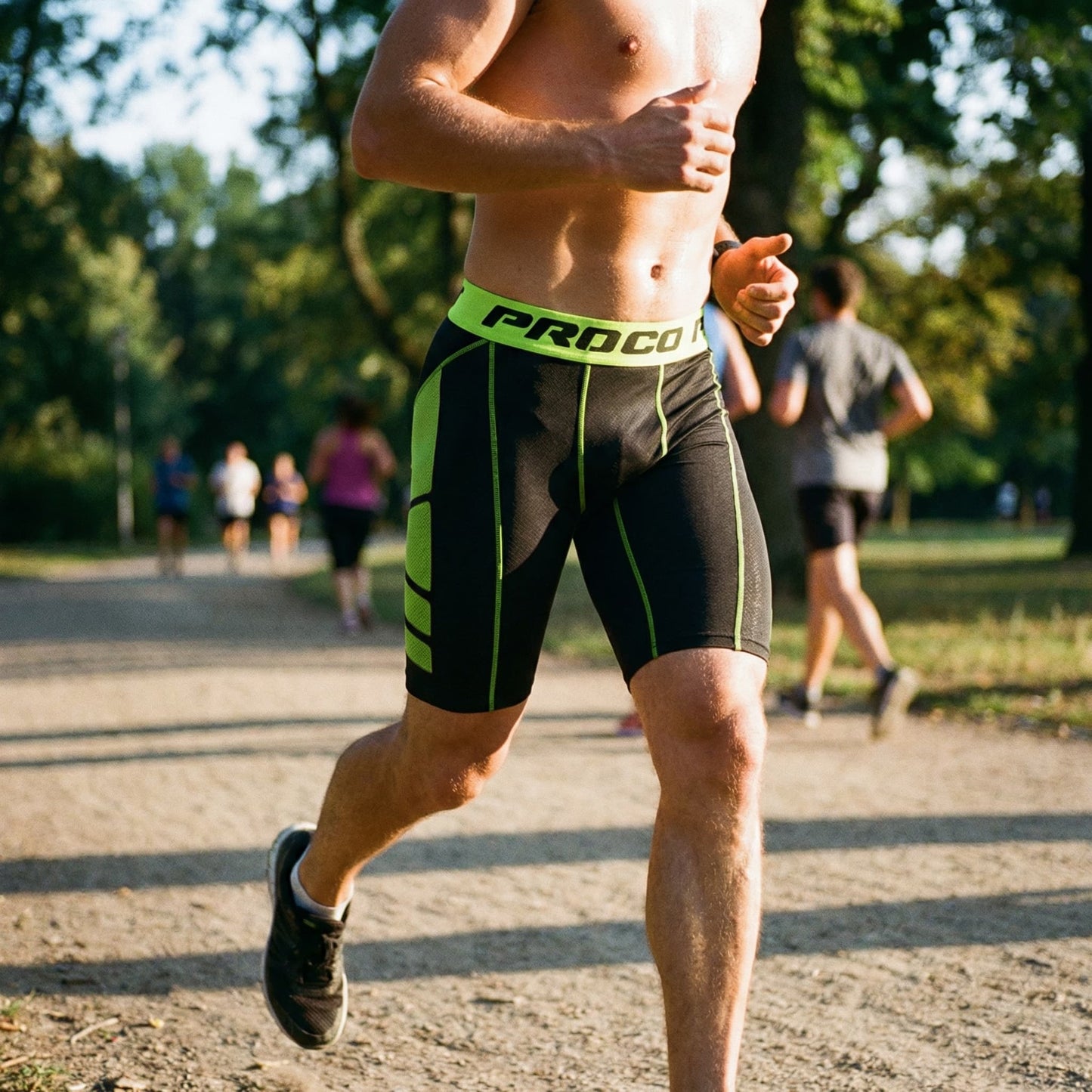 Shorts de compression à séchage rapide pour hommes