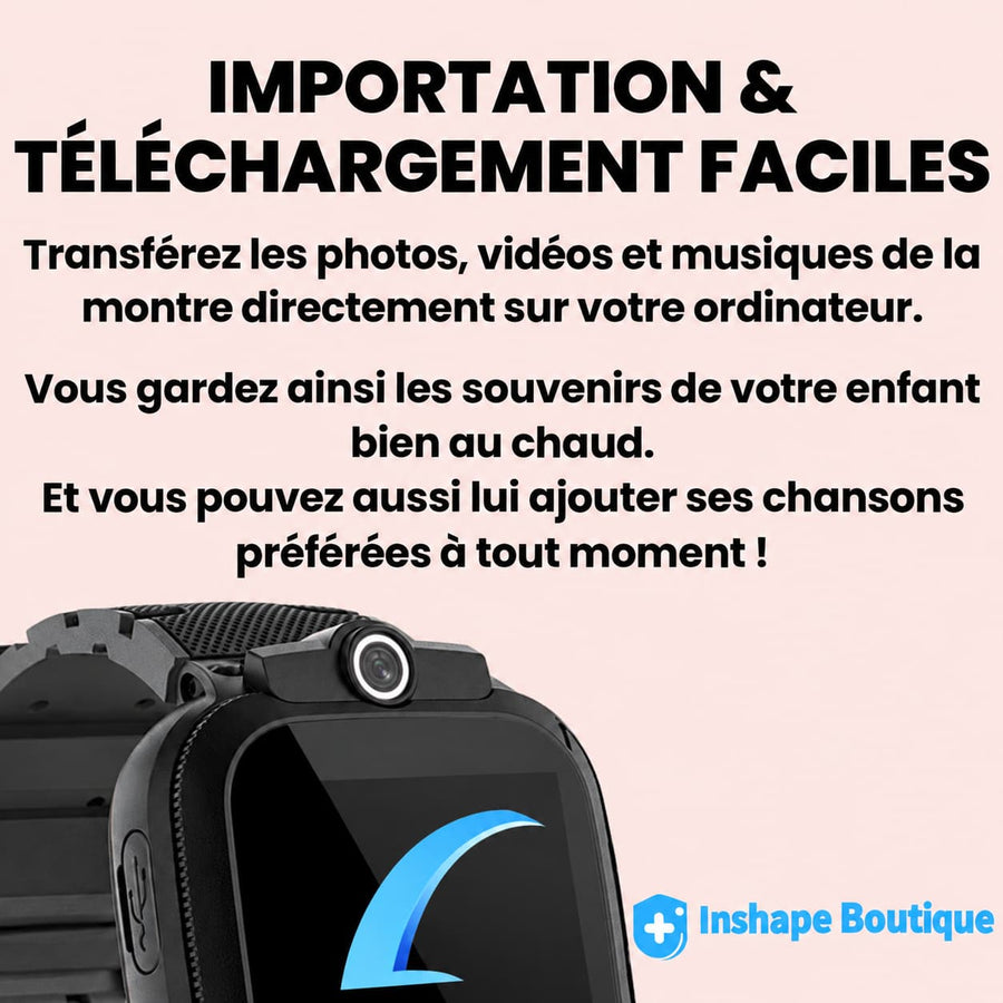 MaxiZoom Smartwatch – Montre Connectée Enfant Multifonction (Jeux, Appels & Caméra HD)