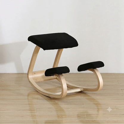 Tabouret ergonomique bureau bois – assise correcte et confort prolongé
