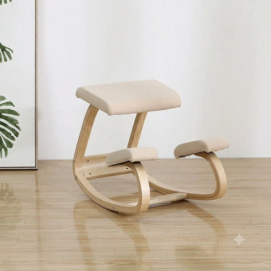 Tabouret ergonomique bureau bois – assise correcte et confort prolongé