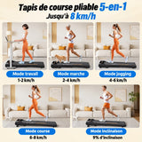 Tapis de Course Pliable Walking Pad X9 Noir – Inclinaison 9%