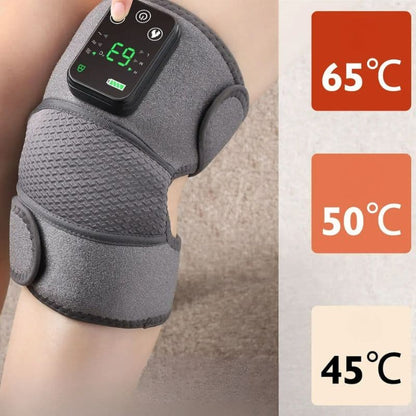 Appareil anti-douleur arthrose vibrant et chauffant pour genoux