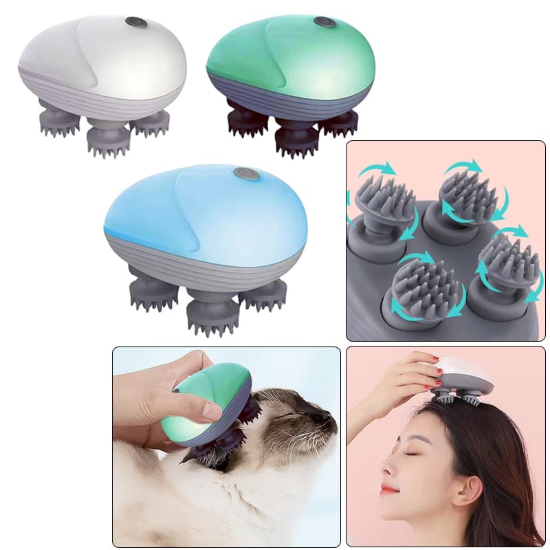 Appareil de massage de tête électrique multifonctions