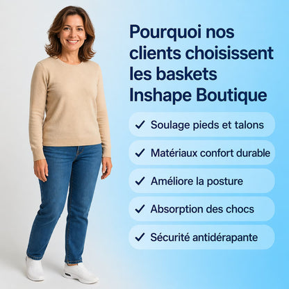 Baskets orthopédiques en maille élastique