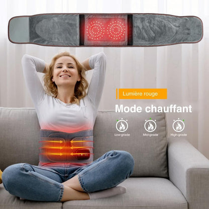 Ceinture chauffante vibrante dos – soulagement lombaire et muscles