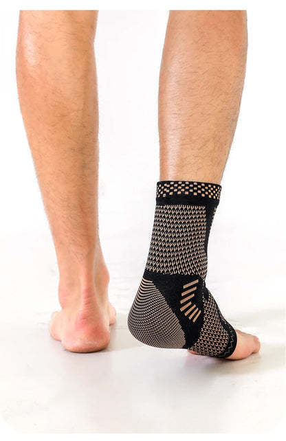 Chaussette orthèse de compression courte à bout ouvert