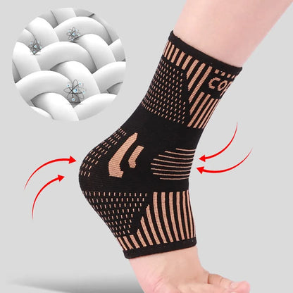 Chaussette orthèse de compression courte à bout ouvert