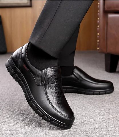 Chaussures orthopédiques en cuir pour homme
