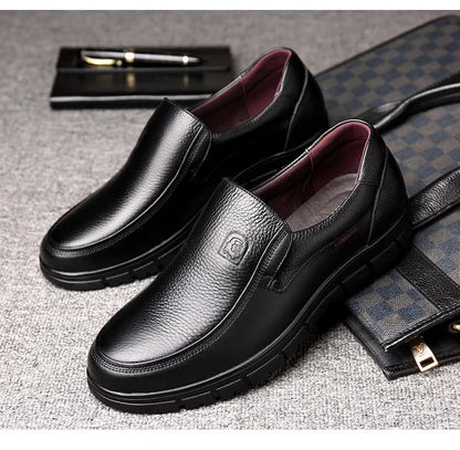 Chaussures orthopédiques en cuir pour homme