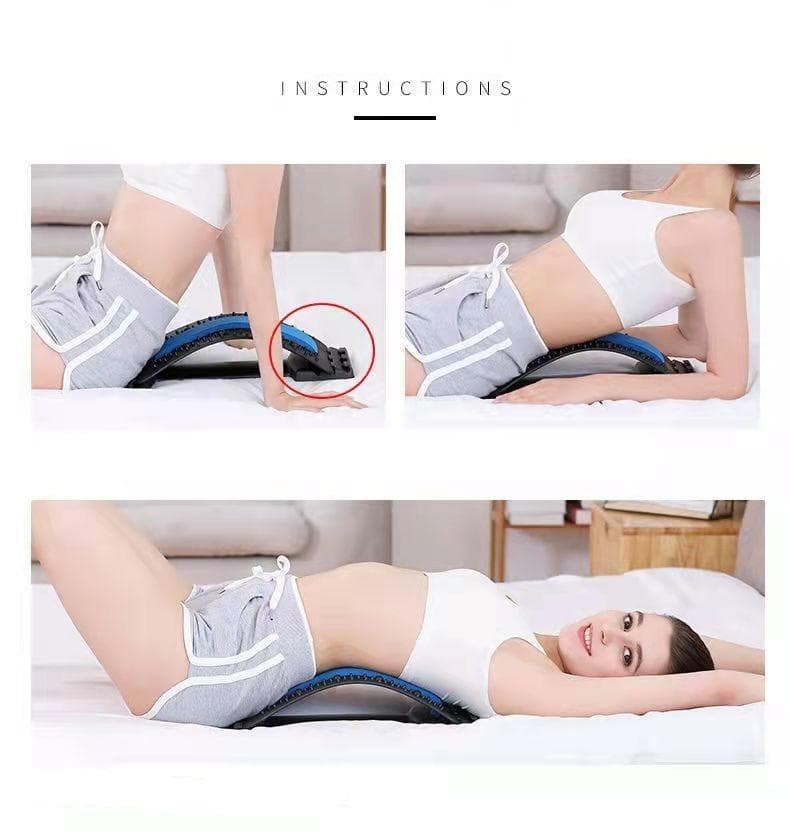 Civière magnétique de massage du dos