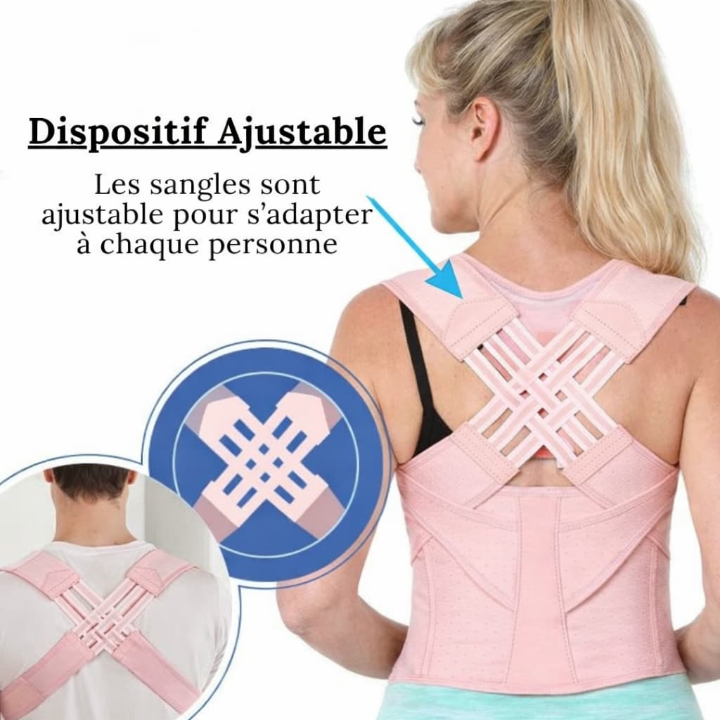 Correcteur de posture rose | Inshape Boutique™