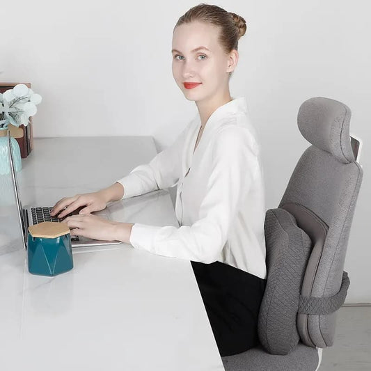 Oreiller ergonomique pour lombaires en mousse à mémoire de forme