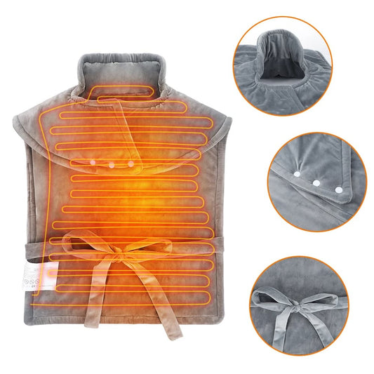 Coussin chauffant électrique anti-douleur doux et polyvalent