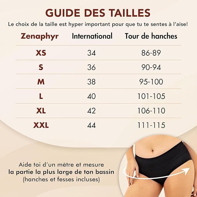 Culottes Menstruelles (lot de 3) | Flux Modéré