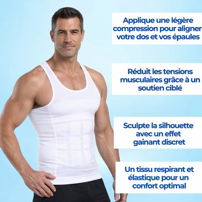Débardeur Correcteur de posture et gainant - Mixte | Inshape Boutique™