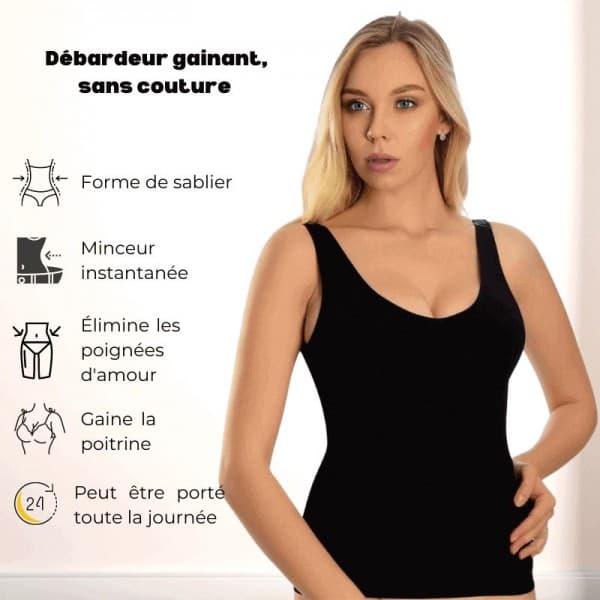 Débardeur Femme Gainant et Correcteur de Posture  | Inshape Boutique™