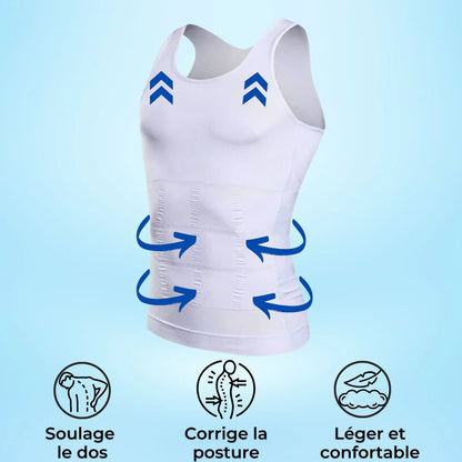 Débardeur Correcteur de posture et gainant - Mixte | Inshape Boutique™