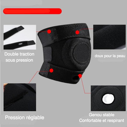 Genouillère de compression réglable, 1 pièce