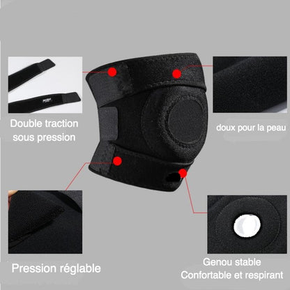 Genouillère de compression réglable, 1 pièce