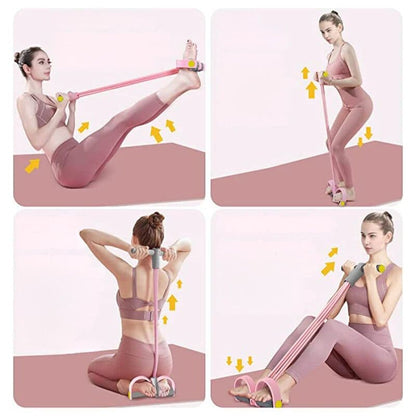 Élastique résistance rameur – entraînement fitness complet