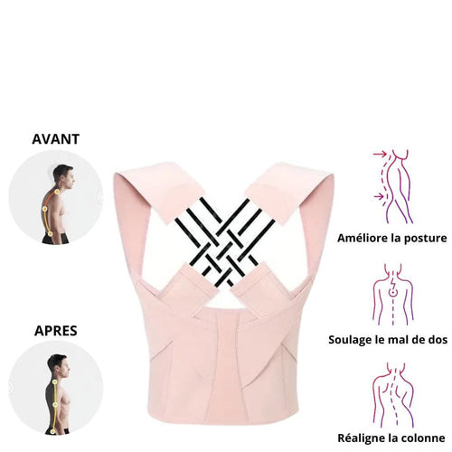 Correcteur de posture rose | Inshape Boutique™