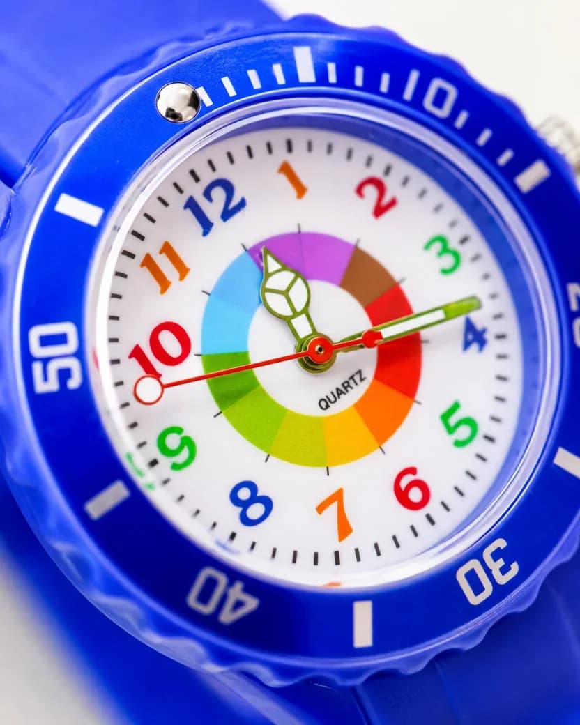 Montre Pédagogique Montessori pour Enfant – Apprendre l'Heure en Couleurs
