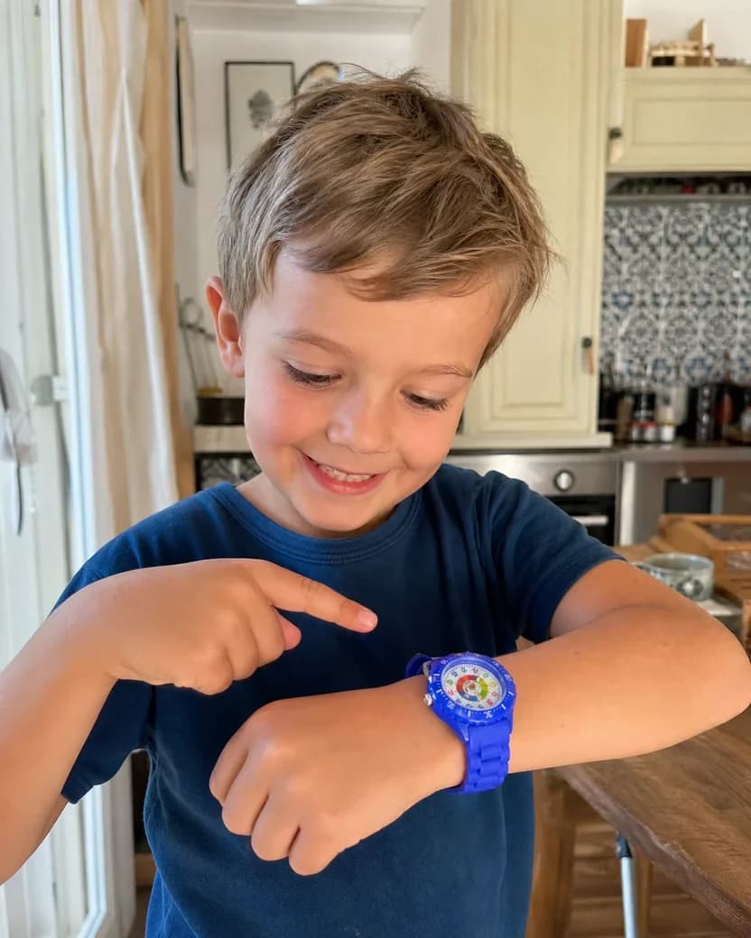 Montre Pédagogique Montessori pour Enfant – Apprendre l'Heure en Couleurs