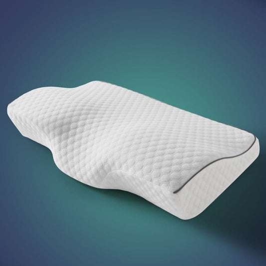 Oreiller cervical ergonomique flexible en coton