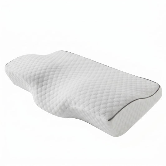 Oreiller cervical ergonomique flexible en coton
