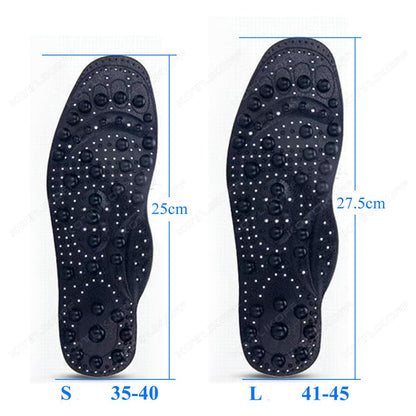 Semelles de massage magnétique d’acupression