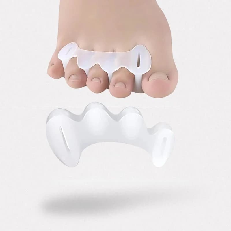 Séparateur d’orteils en silicone confortable