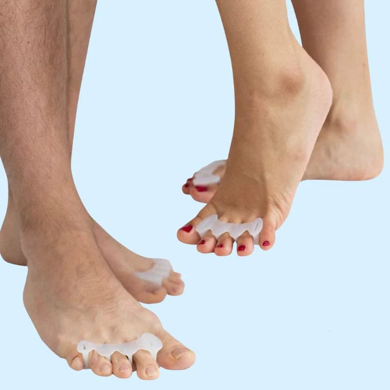 Séparateur d’orteils en silicone confortable