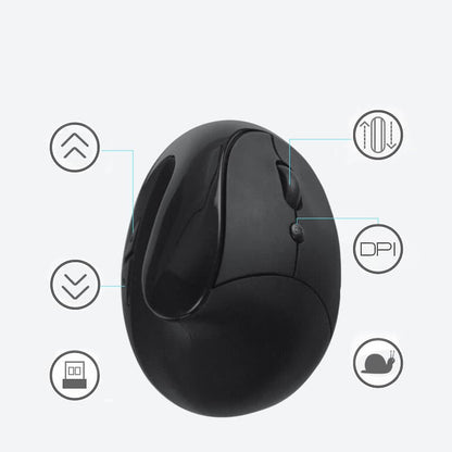 Souris ergonomique verticale ronde
