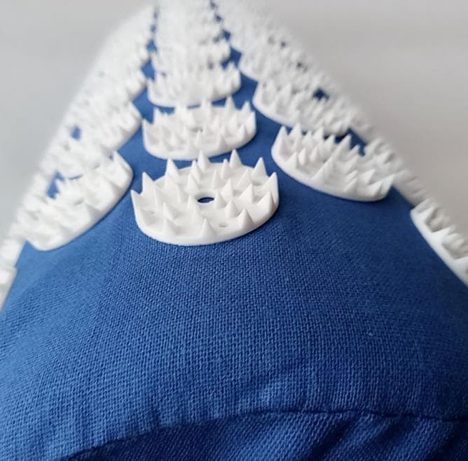 Tapis d’acupression avec coussin à housse amovible