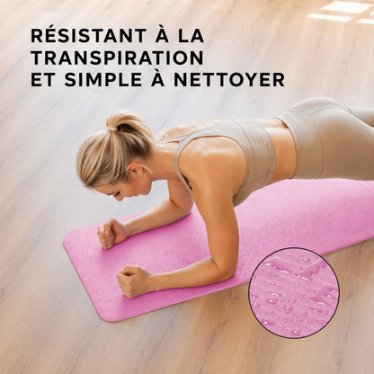Tapis de yoga de 4 mm d’épaisseur