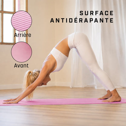 Tapis de yoga de 4 mm d’épaisseur