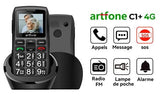 Téléphone Portable Senior Débloqué avec Grandes Touches, Bouton SOS