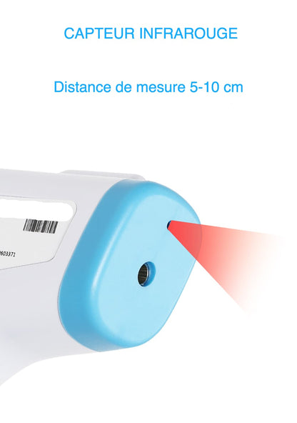 Thermomètre frontal électronique à infrarouge sans contact