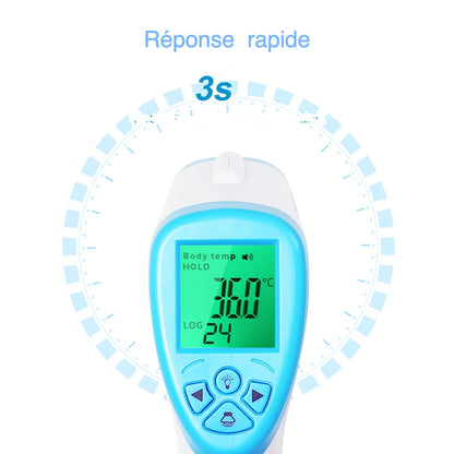 Thermomètre frontal électronique à infrarouge sans contact
