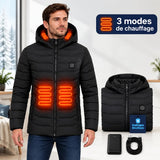 Veste Chauffante à Capuche