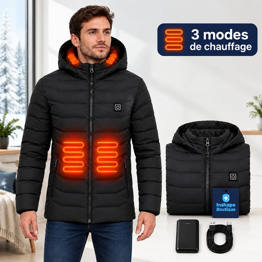 Veste Chauffante à Capuche